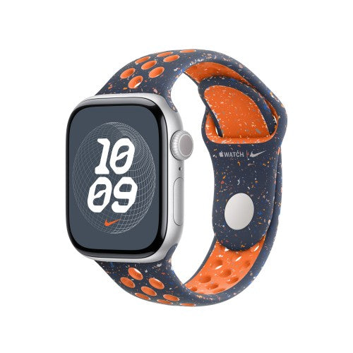 Apple MC2E4ZM/A smart wearable accessory Band Blue, Orange Fluoroelastomer