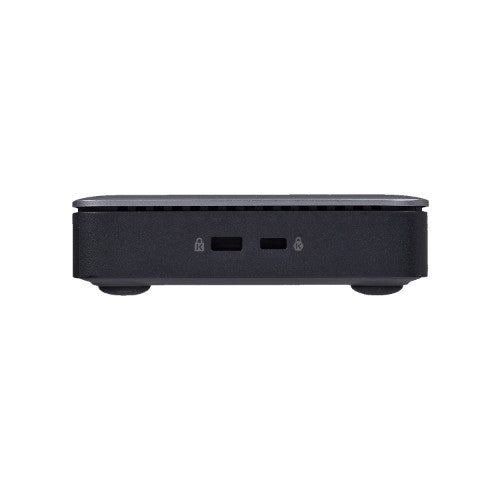 V7 DOCKTB4PT laptop dock/port replicator Wired Thunderbolt 4 Black, Silver