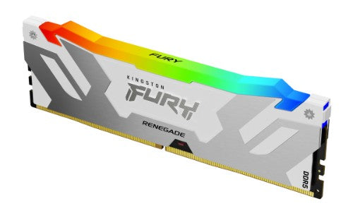 Kingston Technology FURY 48GB 8000MT/s DDR5 CL38 DIMM (Kit of 2) Renegade RGB White