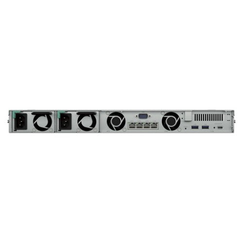 Synology RackStation RS826RP+ NAS/storage server Rack (1U) AMD Ryzen V1500B 4 GB DDR4 0 TB DiskStation Manager Black, Grey