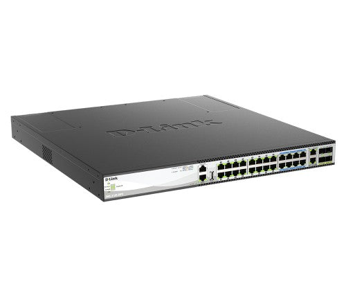 D-Link DMS-3130-30PS Managed L3 10G Ethernet (100/1000/10000) Power over Ethernet (PoE) Black