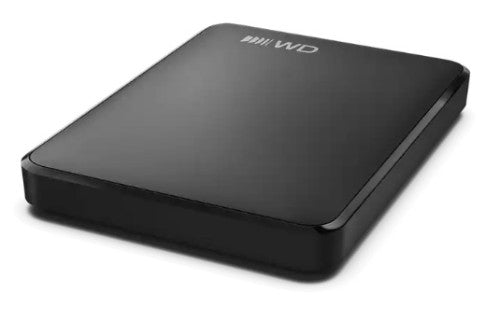 Western Digital Elements Portable (USB-C) external hard drive 2 TB 2.5" USB Type-C 3.2 Gen 1 (3.1 Gen 1) Black