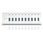 ALOGIC 10 Port USB Hub with USB Charging -Includes Power Adapter - Prime Series