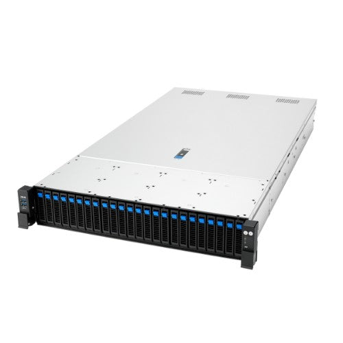 ASUS RS720A-E13-RS24G Socket SP5 Rack (2U) Black, Silver