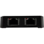 StarTech.com USB 3.0 to Dual Port Gigabit Ethernet Adapter w/ USB Port, 10/100/1000 Mbps, USB Gigabit LAN Network NIC Adapter