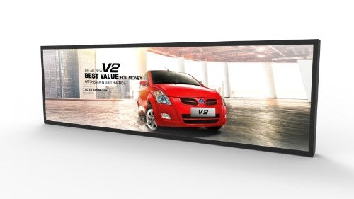 Allsee Technologies WS28HD8-B Signage Display Digital signage flat panel 71.1 cm (28") LED Wi-Fi 700 cd/m² Full HD Black Built-in processor Android 7.1 24/7