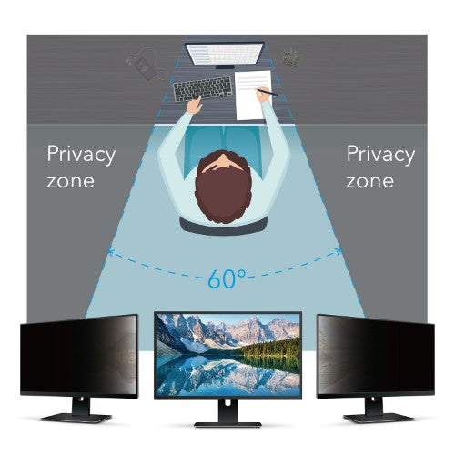 V7 ScreenSentry 32" Privacy Filter for Widescreen Monitors - 16:9 Aspect Ratio