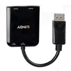 Lindy 38430 interface hub DisplayPort 21600 Mbit/s Black