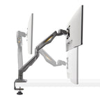 StarTech.com Desk Mount Monitor Arm, Up To 32" Display, Max 22lb/10kg, VESA 75x75/100x100, C-Clamp, Fully Articulating, Mechanical Spring, TAA-compliant