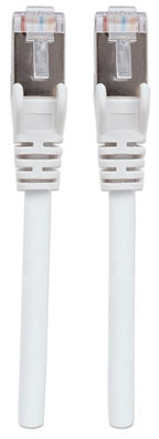 Intellinet Network Patch Cable, Cat6, 0.5m, White, Copper, S/FTP, LSOH / LSZH, PVC, RJ45, Gold Plated Contacts, Snagless, Booted, Lifetime Warranty