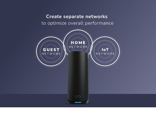 NETGEAR Orbi 870 Tri-band (2.4 GHz / 5 GHz / 6 GHz) Wi-Fi 7 (802.11be) Black 4 Internal