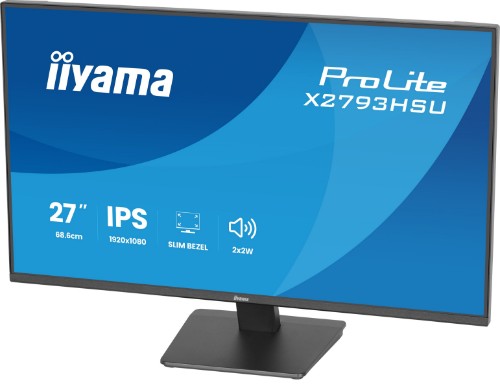 iiyama ProLite X2793HSU-B1 computer monitor 68.6 cm (27") 1920 x 1080 pixels Full HD LED Black