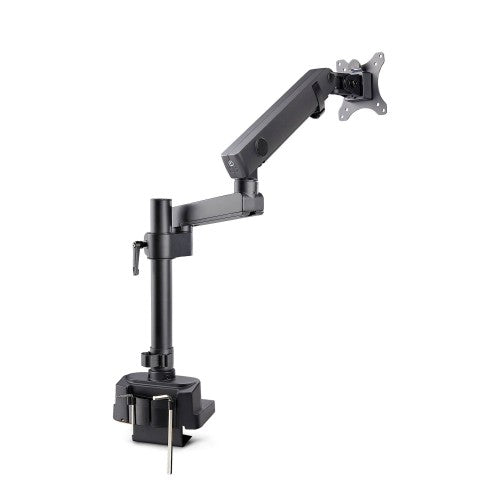 StarTech.com Desk Mount Monitor Arm, Up to 40-inch Screen/17.6lb (8kg), Mechanical Spring-Assisted Arm, C-Clamp/Grommet, Top-Down Installation, Toolless Adjustment