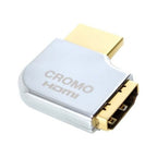 Lindy CROMO HDMI Male to HDMI Female 90 Degree Right Angle Adapter - Right