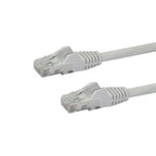 StarTech.com 50ft CAT6 Cable - White CAT6 Ethernet Cable - Gigabit Ethernet Wire - 250MHz 100W PoE RJ45 UTP CAT 6 Network/Patch Cord Snagless - Individually Tested