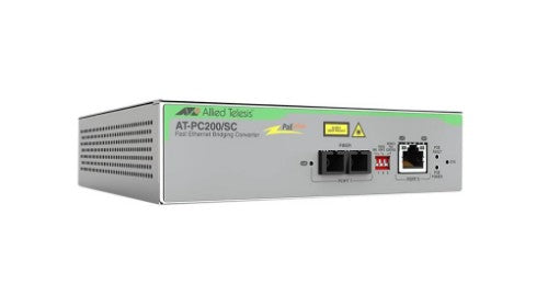Allied Telesis AT-PC200/SC-960 network media converter 100 Mbit/s Grey