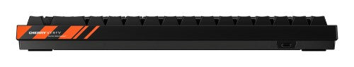 CHERRY K5 PRO TMR COMPACT keyboard Gaming USB AZERTY French Black, Orange