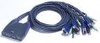 ATEN CS64U KVM switch Black