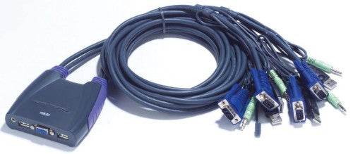 ATEN CS64U KVM switch Black