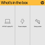 HP 15-fc0045na AMD Ryzen™ 3 7320U Laptop 39.6 cm (15.6") Full HD 8 GB LPDDR5-SDRAM 256 GB SSD Wi-Fi 6 (802.11ax) Windows 11 Home Black