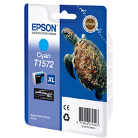 Epson C13T15724010/T1572 Ink cartridge cyan 25.9ml for Epson Stylus Photo R 3000
