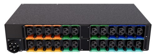 Vertiv DU05M2R1-24CF17-2S02A9H00-S power distribution unit (PDU) 24 AC outlet(s) 2U Black