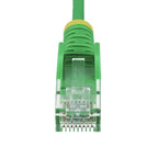 StarTech.com 7m Green Slim CAT6 Ethernet Cable, Snagless, 100W PoE, UTP, LSZH, 28AWG Pure Bare Copper Wire, Slim RJ45 Network Patch Cord w/Strain Reliefs, Individually Tested