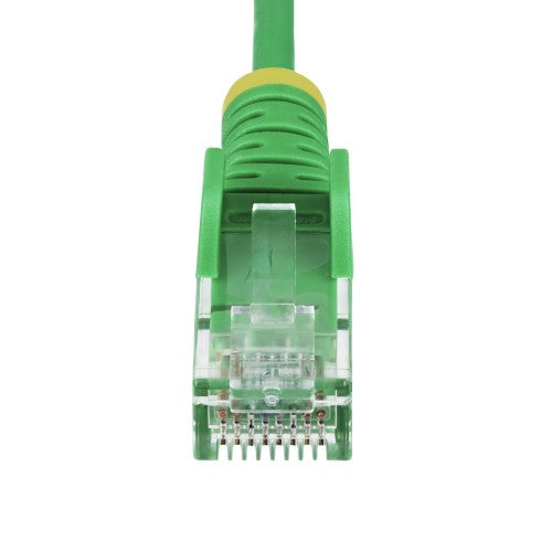 StarTech.com 10m Green Slim CAT6 Ethernet Cable, Snagless, 100W PoE, UTP, LSZH, 28AWG Pure Bare Copper Wire, Slim RJ45 Network Patch Cord w/Strain Reliefs, Individually Tested