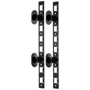 APC NetShelter Cable Management, Vertical Cable Manager, Fiber Organizer, Black, 86 x 766 x 106 mm