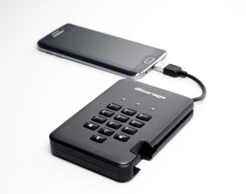 iStorage diskAshur PRO² SSD 2TB | Secure Portable Solid State Drive |FIPS 140-2 Level 3 certified | AES-XTS 256-bit Hardware Encryption | PIN protected | OS & Platform Independent |GDPR, TAA Compliant|Brute force hack defence | Dust/Water Resistant