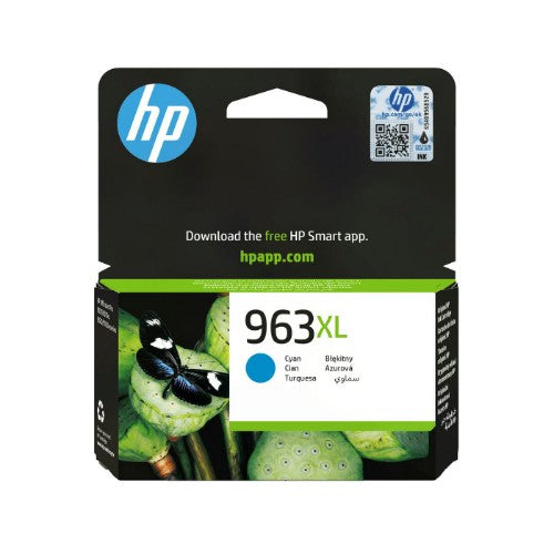 HP 3JA27AE/963XL Ink cartridge cyan high-capacity, 1.6K pages 22.77ml for HP OJ Pro 9010/e/9020/9020 e