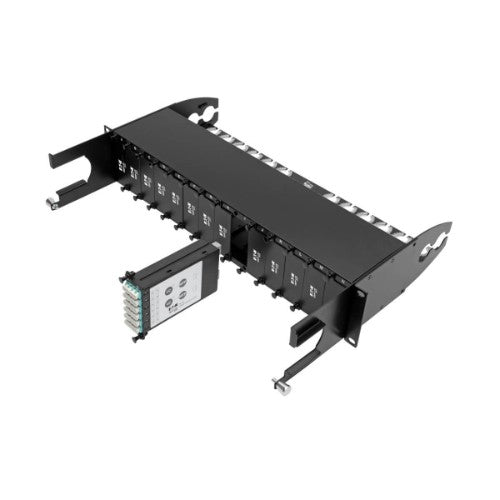 Tripp Lite N482-2M12-LC12 40Gb to 10Gb Breakout Cassette - (x2) 12-Fiber OM4 MTP/MPO ( Male with Pins ) to (x12) LC