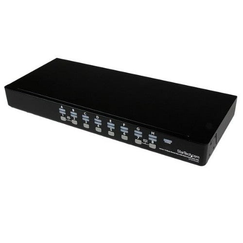 StarTech.com 16 Port 1U Rackmount USB KVM Switch with OSD - TAA