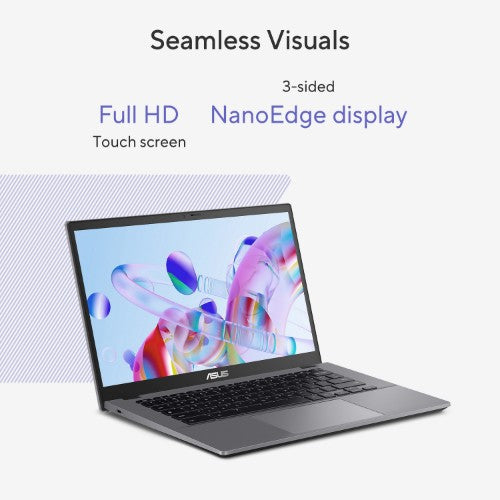 ASUS Chromebook Plus CX34 CB3402CVA-MW1062 Intel Core 5 120U 35.6 cm (14") Touchscreen Full HD 8 GB LPDDR5-SDRAM 256 GB UFS Wi-Fi 6E (802.11ax) ChromeOS Grey