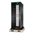 APC NetShelter SX Advanced Rack, High Strength, 48U, 2258H x 800W x 1295D mm, with Shock Package, Black