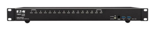 Tripp Lite B024-DPU16 16-Port DisplayPort/USB KVM Switch with Audio/Video and USB Peripheral Sharing, 4K 60 Hz, 1U Rack-Mount
