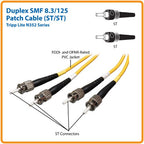 Tripp Lite N352-03M Duplex Singlemode 9/125 Fiber Patch Cable (ST/ST), 3M (10 ft.)