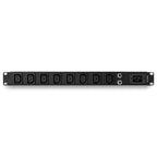 StarTech.com 8-Port Rack-Mount PDU with C13 Outlets - 16 A - 2m Power Cord (BS 1363) - 1U