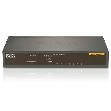 D-Link 8-Port Gigabit PoE Unmanaged Desktop Switch