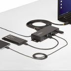 StarTech.com 7-Port Managed USB Hub with 7x USB-A, Heavy Duty with Metal Industrial Housing, ESD & Surge Protection, Wall/Desk/Din-Rail Mountable, USB 3.0/3.1/3.2 Gen 1 5Gbps - TAA