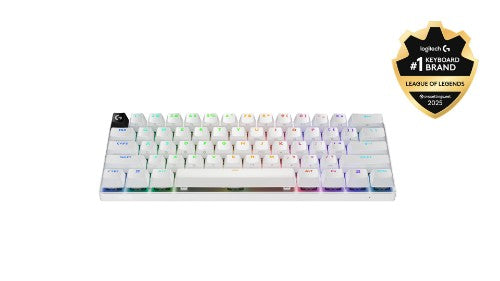 Logitech G 920-011929 keyboard Gaming RF Wireless + Bluetooth QWERTY UK English White