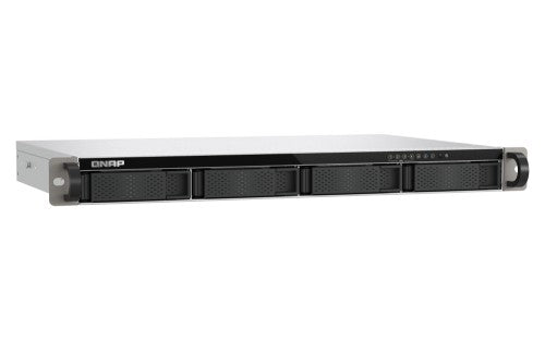 QNAP TS-432XeU NAS Rack (1U) 4 GB DDR4 0 TB QNAP QTS Black, Grey