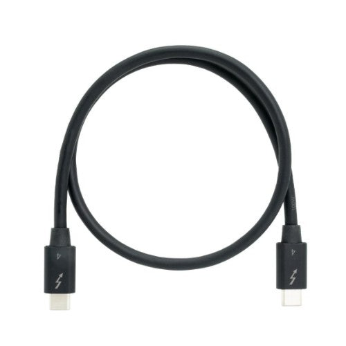 QNAP CAB-TBT4-0M5 Thunderbolt cable 0.5 m 40 Gbit/s Black