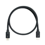 QNAP CAB-TBT4-0M5 Thunderbolt cable 0.5 m 40 Gbit/s Black