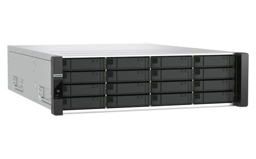 QNAP ES1686dc R2 NAS Rack (3U) Intel® Xeon® D D-2142IT 48 GB DDR4 0 TB QNAP QES Black, Grey