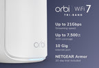 NETGEAR RBE873 Tri-band (2.4 GHz / 5 GHz / 6 GHz) White 5 Internal