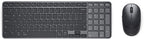 DELL Pro 7 KM746 keyboard Mouse included Universal RF Wireless + Bluetooth QWERTY US International Graphite
