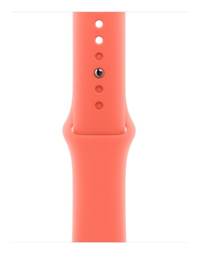Apple MDRR4ZM/A smart wearable accessory Band Orange Fluoroelastomer