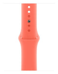 Apple MDRY4ZM/A smart wearable accessory Band Orange Fluoroelastomer