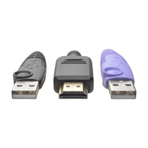 Tripp Lite B055-001-UHD NetDirector HDMI USB Server Interface Unit with Virtual Media and CAC Support (B064-IPG Series), USB and HDMI